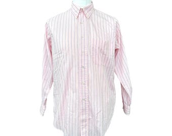 Authentisch Peter & Sons Vintage Pink Baumwolle Herren Langarmshirt Gr. 15