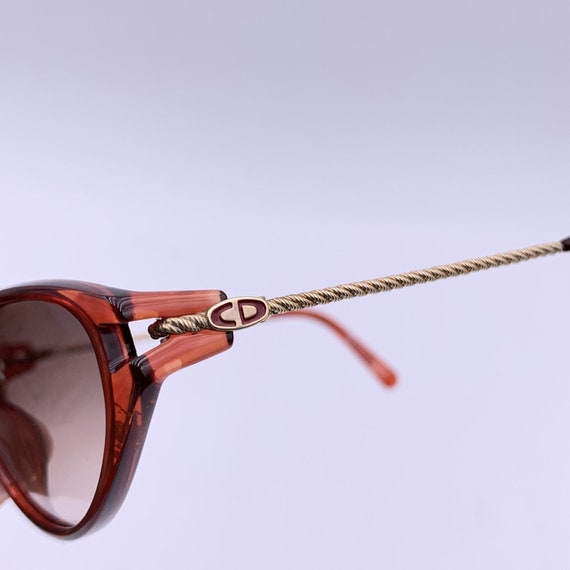 Authentic Christian Dior Vintage Cat-Eye Sunglass… - image 4