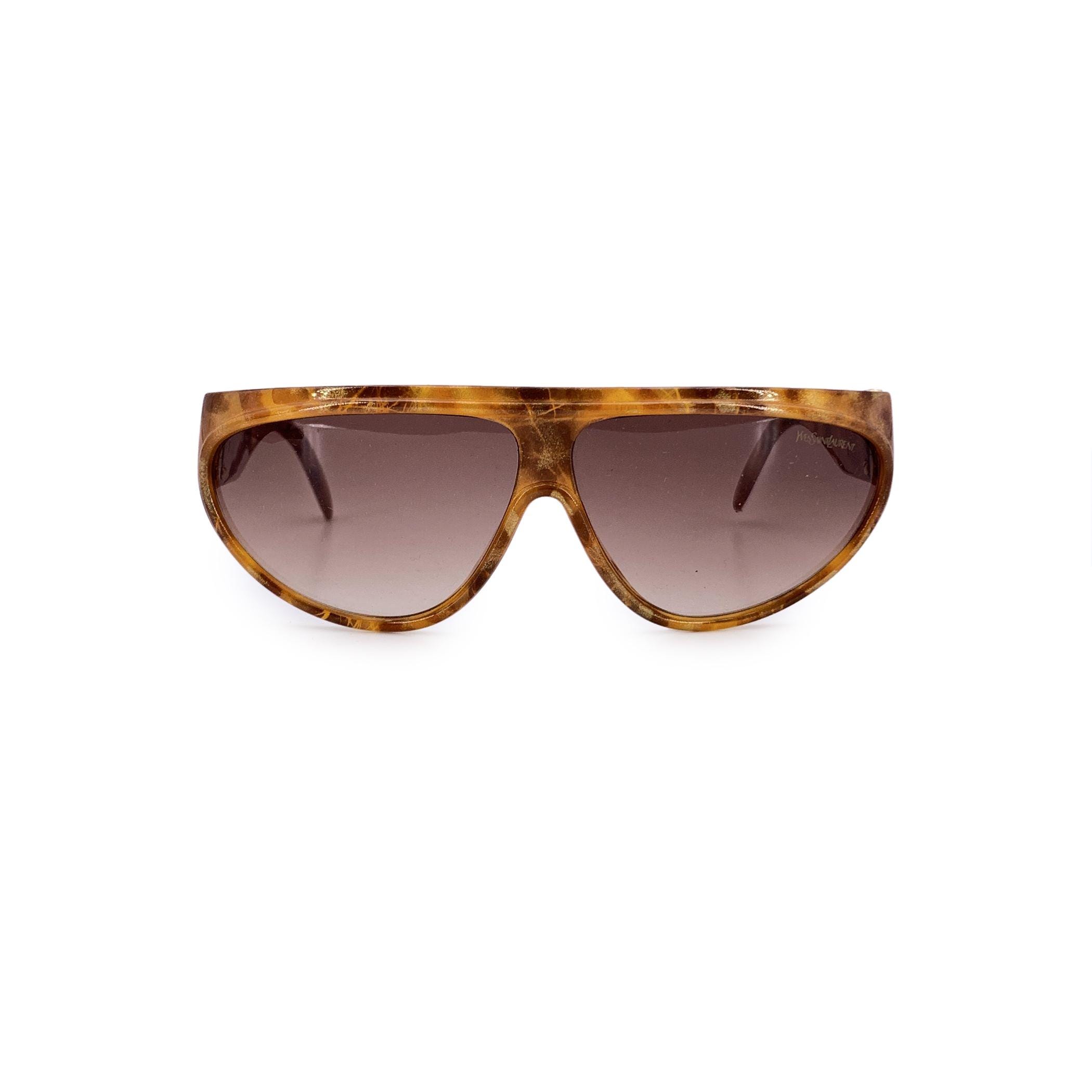 Authentic Yves Saint Laurent Vintage Brown Sunglasses 8761-1  display picture 2