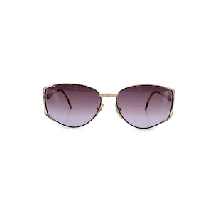 Authentic Fendi Vintage Brown Gold Metal Sunglasses FV 239 56/15 135mm