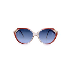 Authentic Yves Saint Laurent Vintage White Red EOLE Sunglasses 56/16 140mm