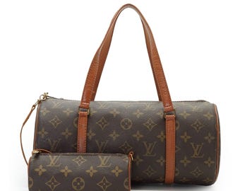 Authentieke Louis Vuitton vintage monogram canvas Papillon 30 tas met etui