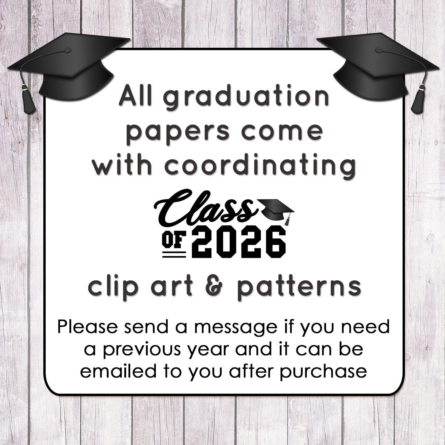 Graduation Scrapbook Paper: Blue and Navy Paper Backgrounds and Clipart ...