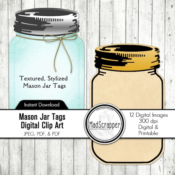 Mason Jar Printable - Etsy