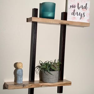 Handcrafted 2 Tier Wooden Shelf for Home Décor- PRICE REDUCED