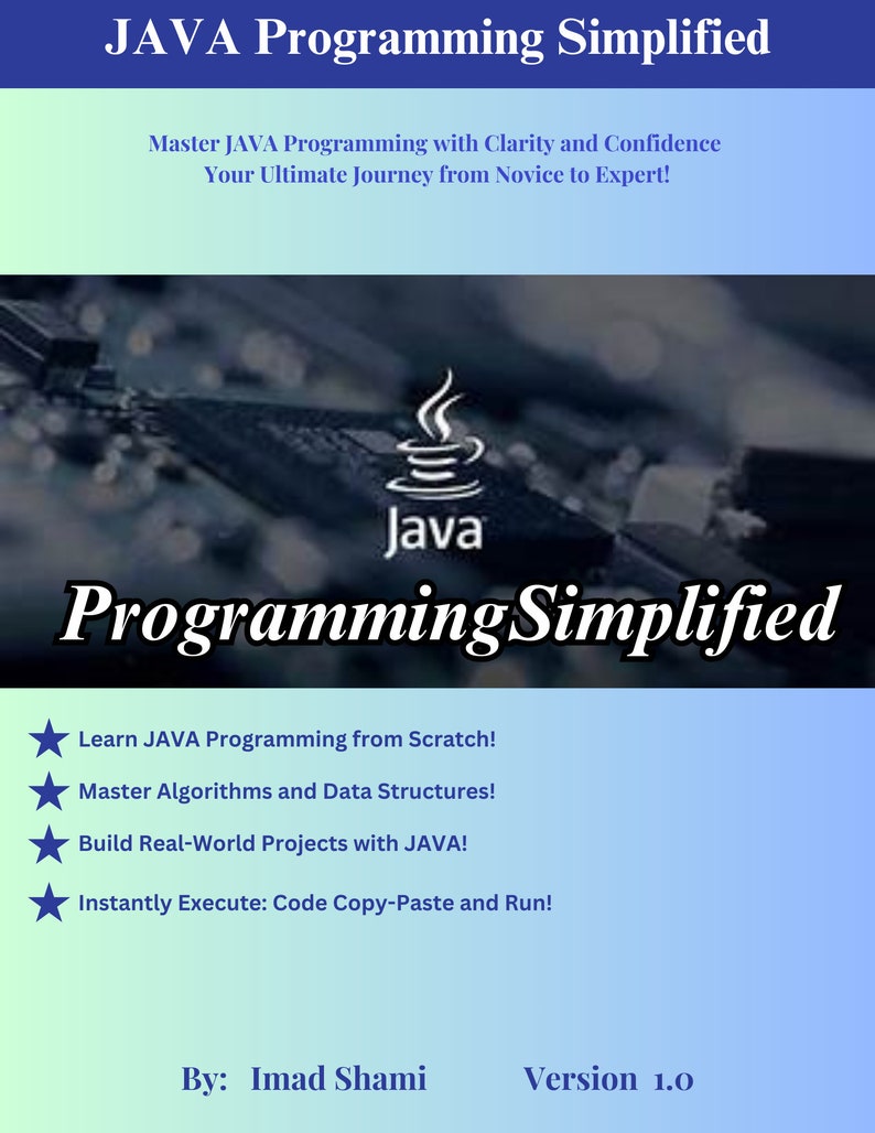 Java Programming Simplified - Etsy