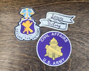 Civil Affairs stickers