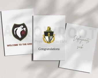 Custom Military Stationery Card, Special Forces, SOF Card