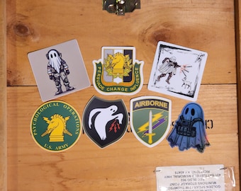 PSYOP Stickers: Waterproof Vinyl (3x3)