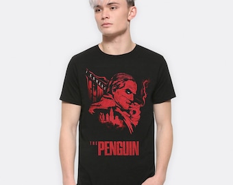 T-shirt med Penguin-motivet, herr- och damstorlekar (PNG-024118)