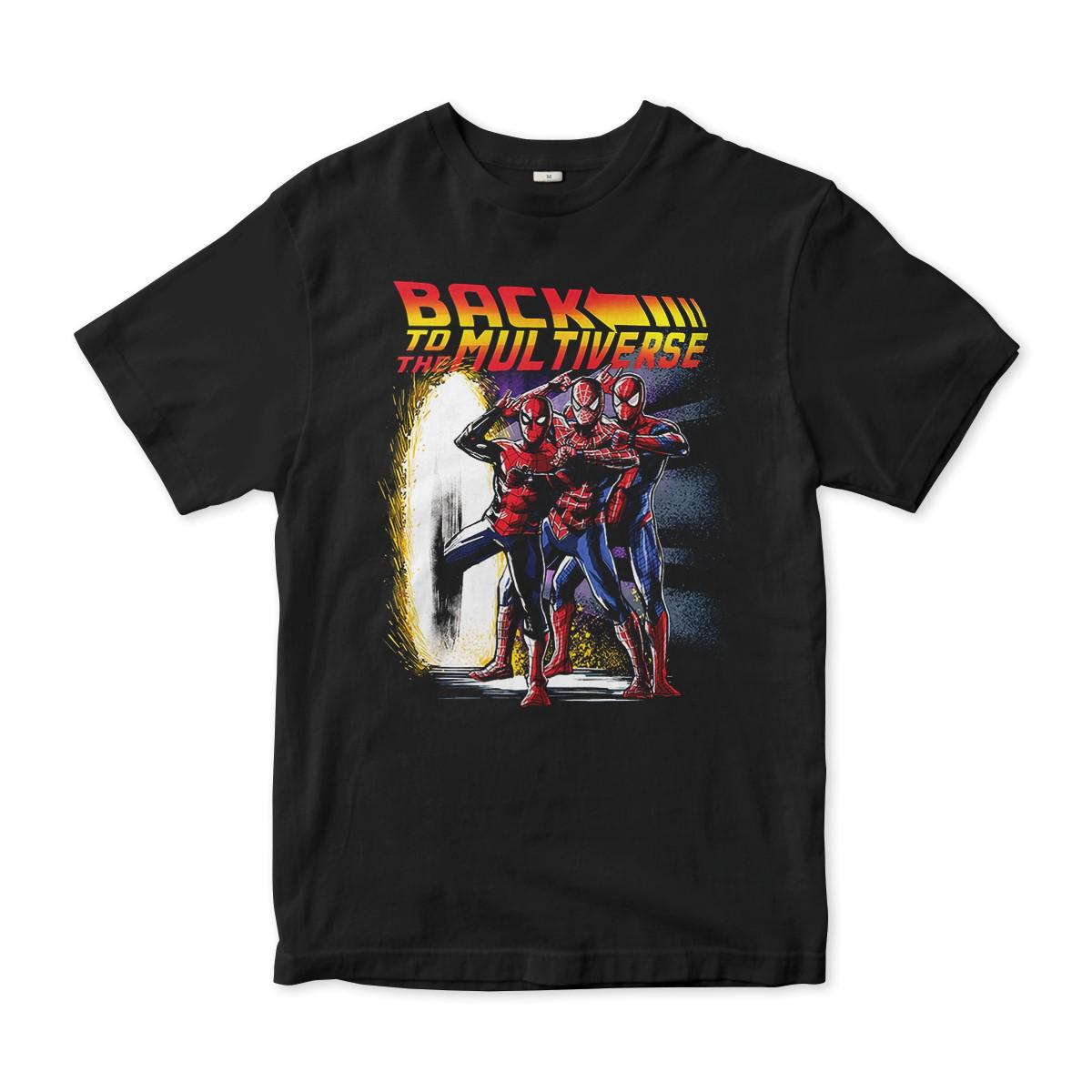 スパイダーマン バック・トゥ・ザ・マルチバース Tシャツ、バック 
