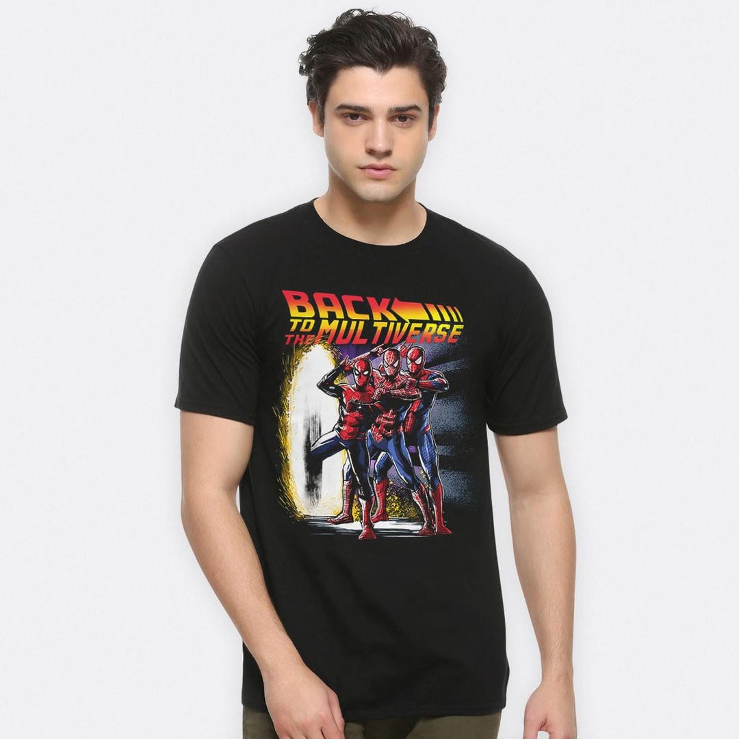 Spider-man Back to the Multiverse T-shirt, Back to the Future Shirt ...