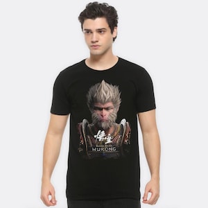 Black Myth Wukong T-Shirt, Men&#39;s and Women&#39;s Sizes (WKG-02356)