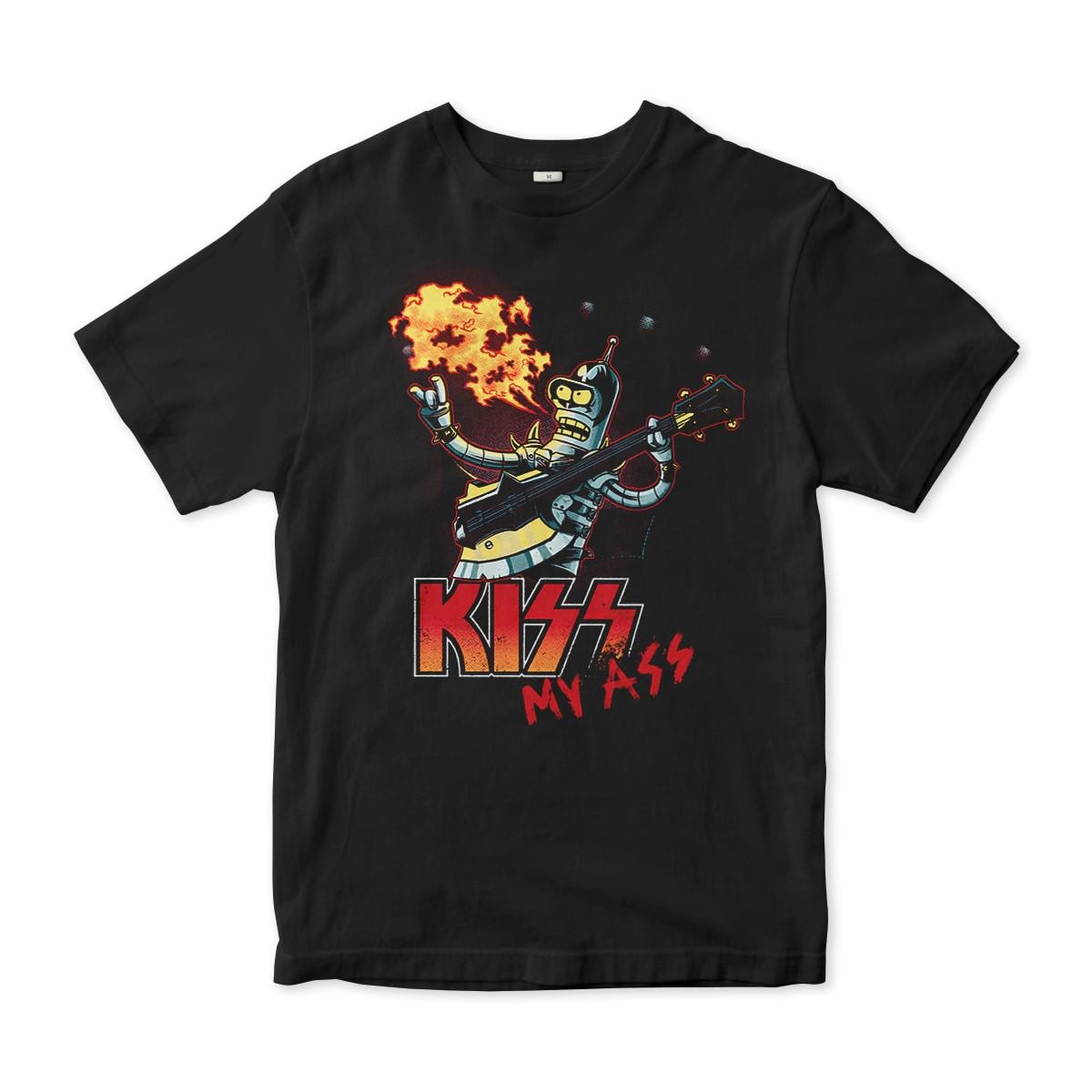 Rock Bender Kiss My Ass T-shirt, Men's and Women's Sizes (FUT
