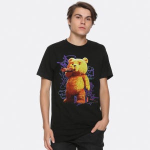 Ted Bear Movie T-Shirt, Men&#39;s and Women&#39;s Sizes (BRS-851113)