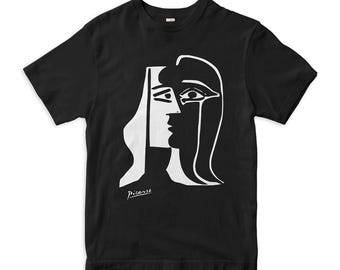 Pablo Picasso The Woman Graphic T-Shirt, Men's and Women's Sizes (PAB-30230)