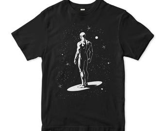 Camiseta espacial de Silver Surfer, tallas para hombre y mujer (FFF-213987)