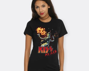 Rock Bender Kiss My Ass T-shirt, Men's and Women's Sizes (FUT
