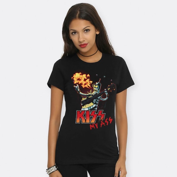 Rock Bender Kiss My Ass T-shirt, Men's and Women's Sizes (FUT