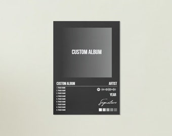 Custom Album Poster