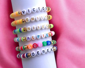 Personalized Beaded Friendship Bracelets – Custom Name Jewelry in Bulk