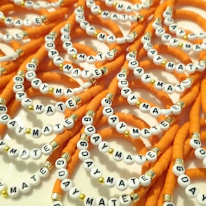 Personalized Name Beaded Bracelets, Custom Friendship Bracelets in Bulk, Perfect Team & School Gifts, Gifts For Her, Friendship Bracelet