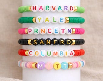 Personalized Beaded Bracelet | Handmade with Custom Colors | Fun Gift for Teams & Events | Bulk Order