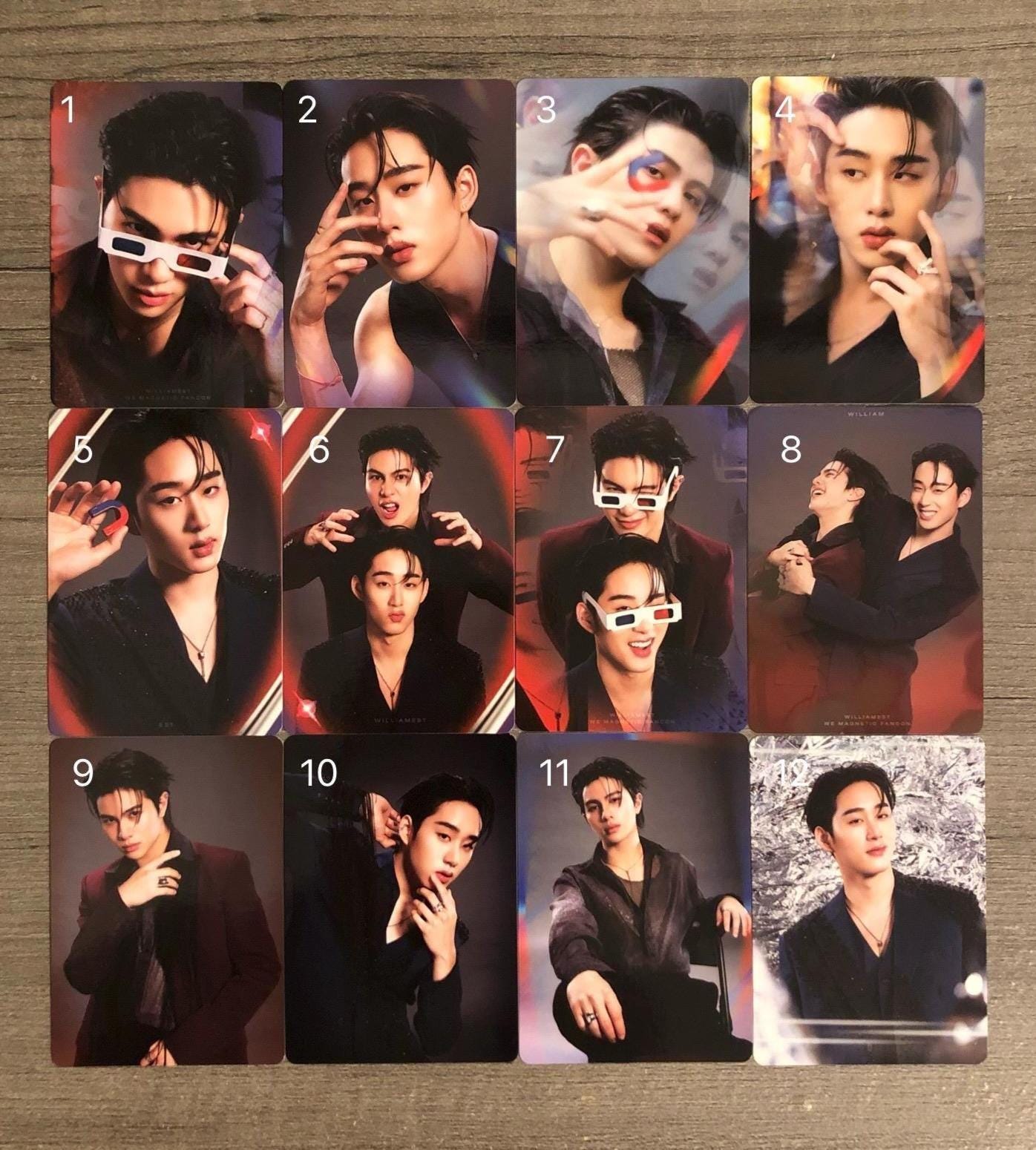 GMMTV Thaibl Williamest Fancon Photocard - Etsy