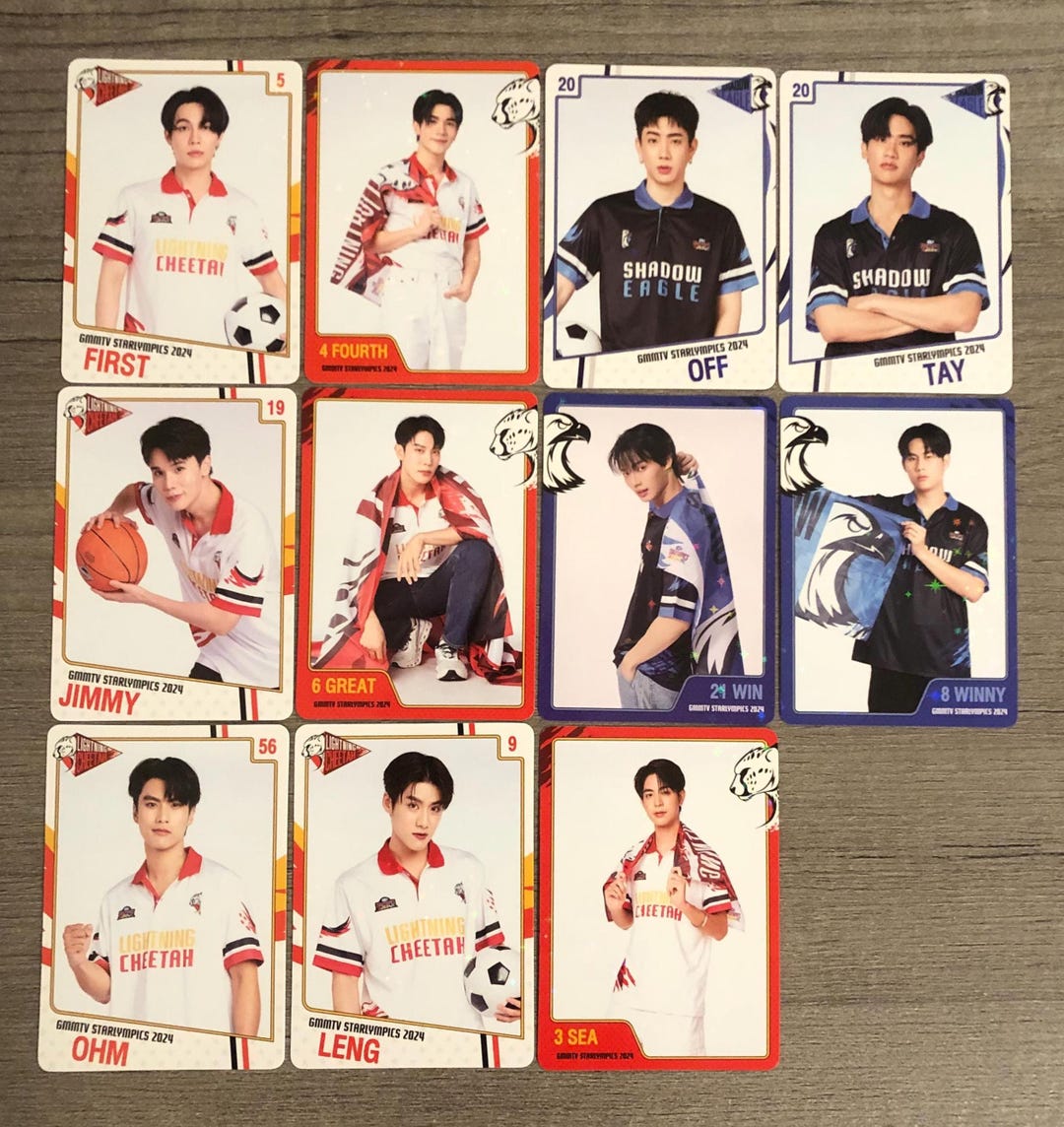 GMMTV STARLYMPICS 2024 ForceBookシークレット GMMTV 2024 Starlympics BOYS Collectible Random Photocard