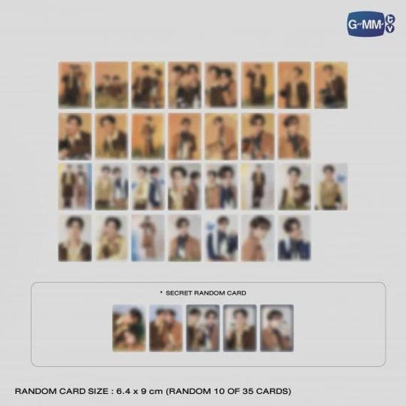 GMMTV Thaibl Juniormark Shinerise Fancon Photocard - Etsy