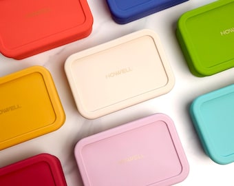 Boîte à bento en silicone, boîte à lunch 3 compartiments, étanche, passe au micro-ondes