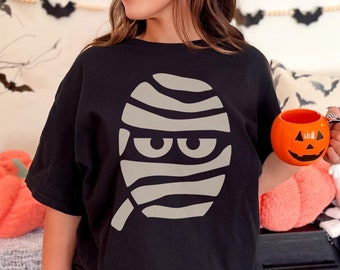 Mama Shirt, Halloween Mumie Shirt, gruseliges Shirt, lustiges Halloween Shirt, Halloween T-Shirt, Halloween Squad Shirt, süßes Halloween Party Shirt