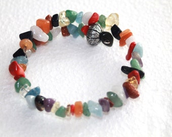 Gemstone Wrapping Bracelet