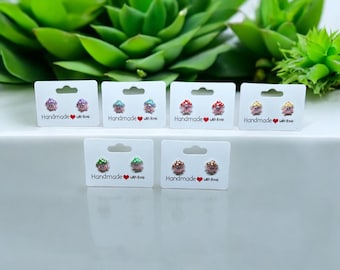 Kirby Inspired Earrings,Kirby,Gaming