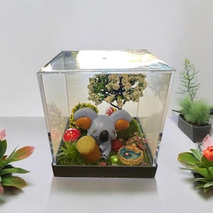 Komala Diorama,Pokemon Terrarium,Pokemon Diorama,Pokeball Terrarium,Pokeball Diorama,Pokemon