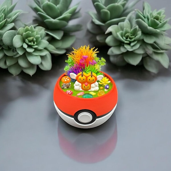 Combee Pokemon Terrarium,Pokemon Inspired Terrarium,Pokemon,Terrarium