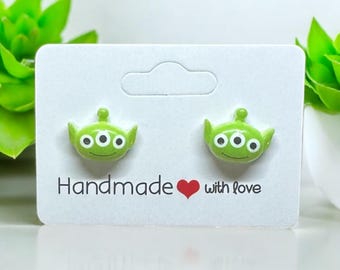 Toy Story Inspired Stud Earrings,Disney Theme Earrings,Toy Story,Aliens