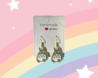 Anime inspirierte baumeln Ohrringe, Totoro inspirierte Ohrringe