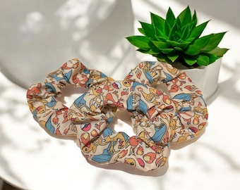 Op Pokemon geïnspireerde scrunchies, handgemaakte scrunchies, Pokemon, Charizard
