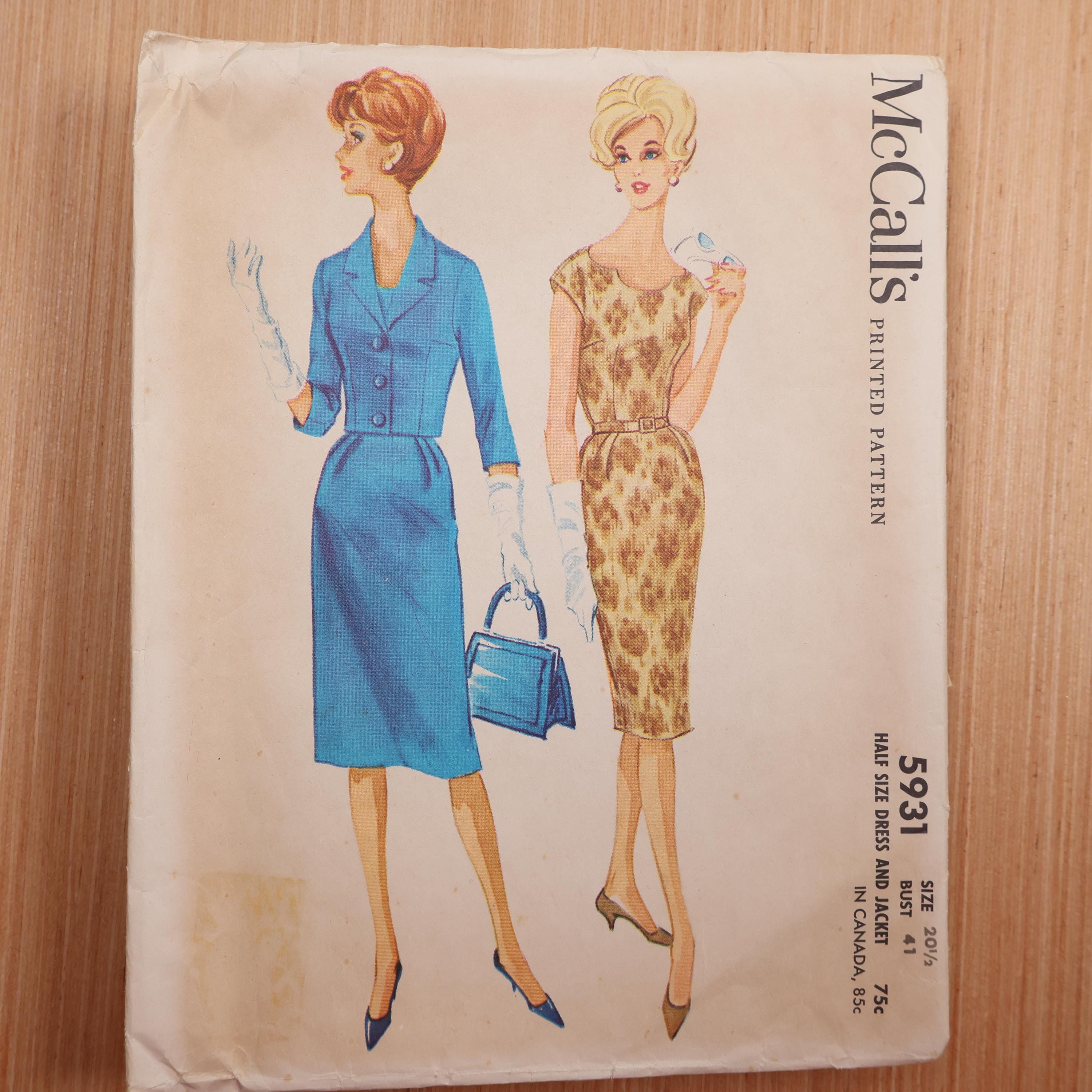 16 36 37 slim fit dress shirt Size 4 1950s Wiggle Dress & Knit Jacket main image 1