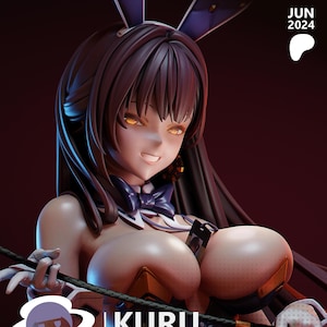 Marciana Bunny Figure | Nikke - Goddess of Victory | 12k Resolution | 3D Printed | Unassembled | Unpainted