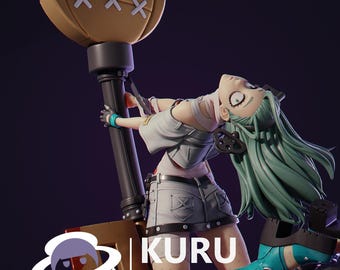 A.B.A Figure | Guilty Gear | 12k Resolution | 3D Printed | Unassembled | Unpainted