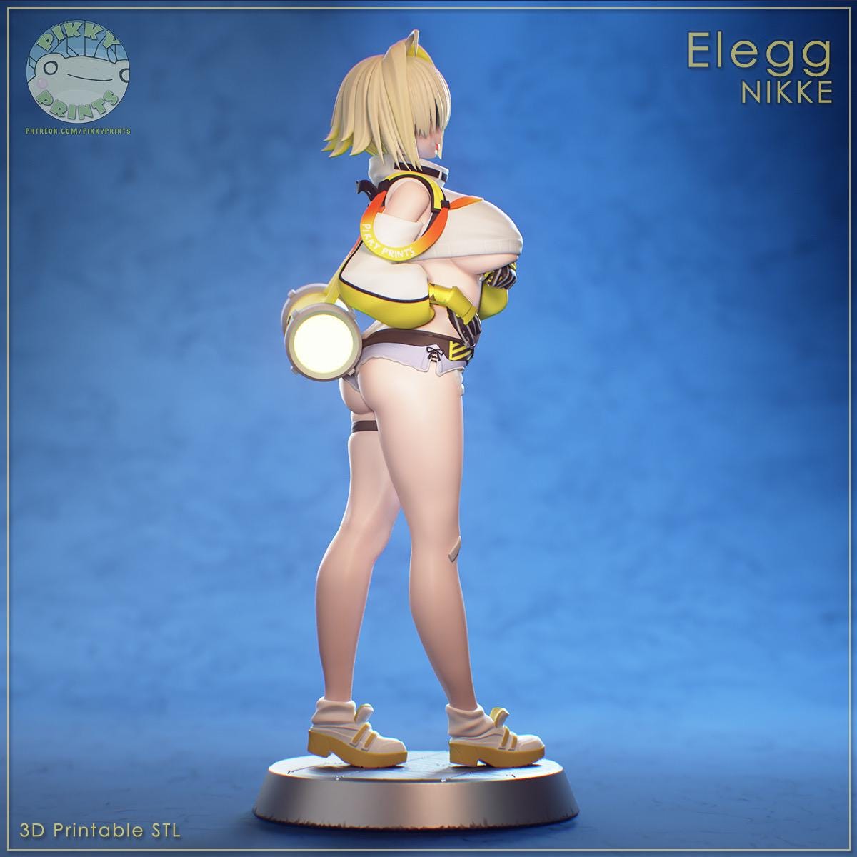 Elegg Figure | Nikke - Goddess of Victory | 12k Resolution | 3D Printed ...