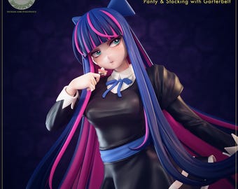 Stocking Figure | Panty and Stocking | 12k Resolution | 3D Printed | Unassembled | Unpainted