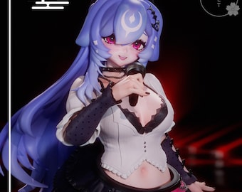 Bao Figure | Vtuber | 12k Resolution | 3D Printed | Unassembled | Unpainted
