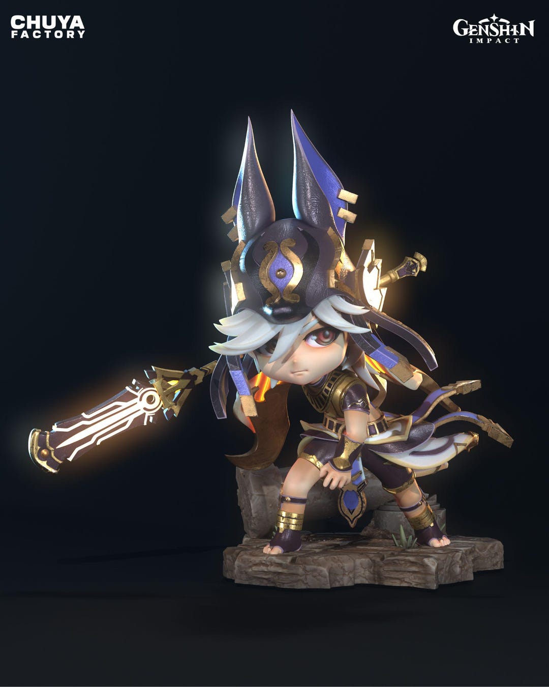 Cyno Reference Cyno Figure | Genshin Impact | 12k Resolution | 3D Printed ...