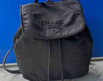 Vintage Luxury Prada Nylon Mini Backpack - Etsy Canada