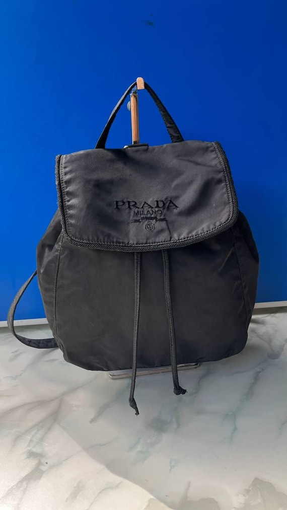 Prada Backpack Nylon Black - Etsy display picture 2
