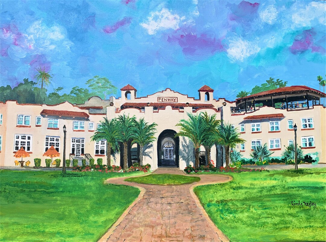 Print, Fenway Hotel, Dunedin's Grand Lady, Dunedin Florida, Dunedin FL