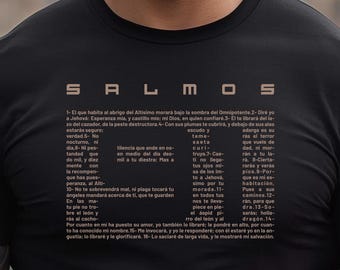 Design de camiseta cristã Salmo 91 | Versículo bíblico | Arquivo digital PNG/SVG/PDF para download e impressão.